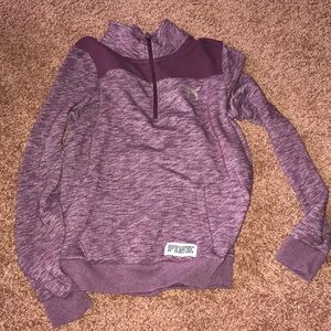 Quarter-Zip Sweatshirt from Pink